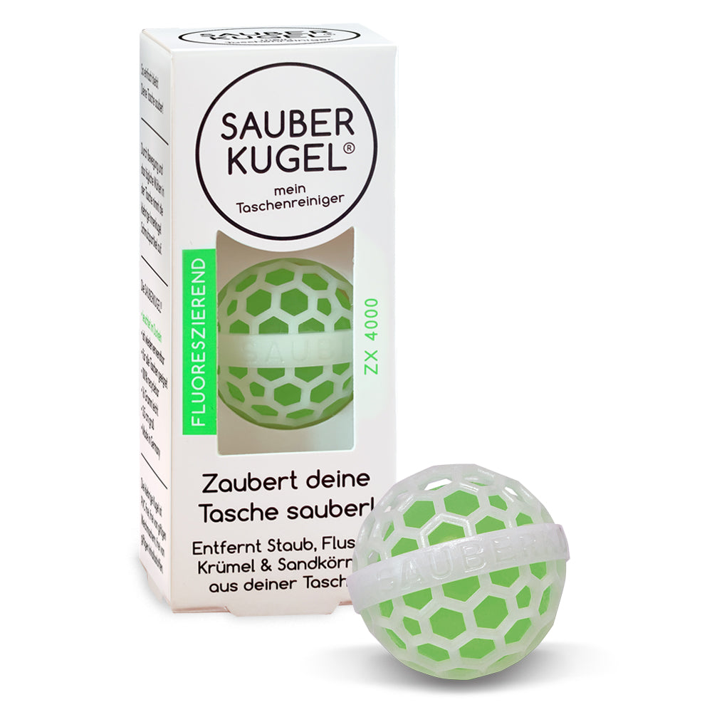 Sauberkugel - The Clean Ball - Keep your Bags Clean - Sticky Inside Ba
